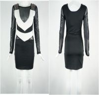 Bodycon Dress Black And White